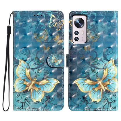 For Xiaomi 12 Pro 5G / 12 Pro (Dimensity) 5G / 12S Pro 5G Wallet Case Protective PU Phone Cover