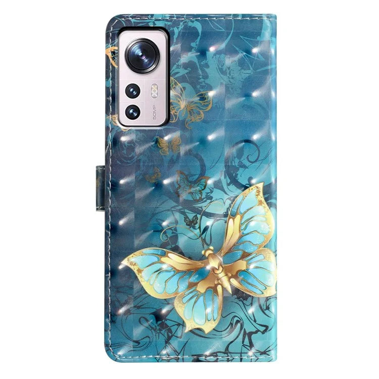 For Xiaomi 12 Pro 5G / 12 Pro (Dimensity) 5G / 12S Pro 5G Wallet Case Protective PU Phone Cover