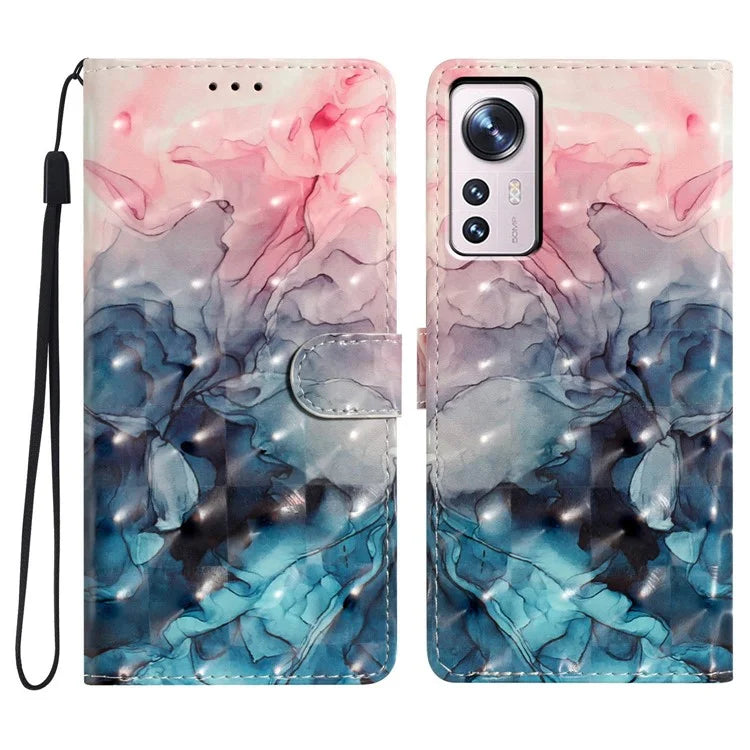 For Xiaomi 12 Pro 5G / 12 Pro (Dimensity) 5G / 12S Pro 5G Wallet Case Protective PU Phone Cover