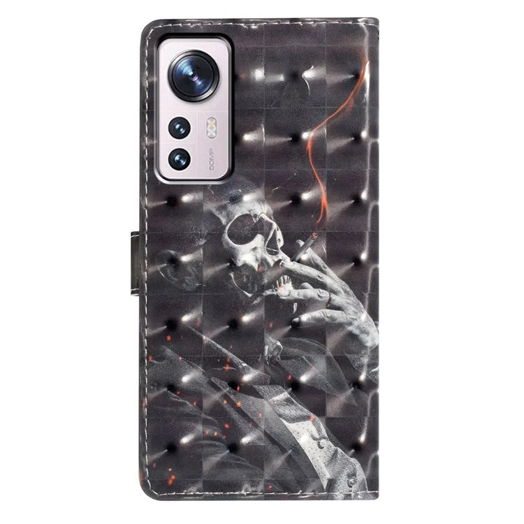 For Xiaomi 12 Pro 5G / 12 Pro (Dimensity) 5G / 12S Pro 5G Wallet Case Protective PU Phone Cover