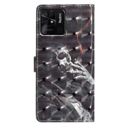 For Xiaomi Redmi 10C 4G Protective Case Pattern Printing PU Leather Wallet Phone Cover
