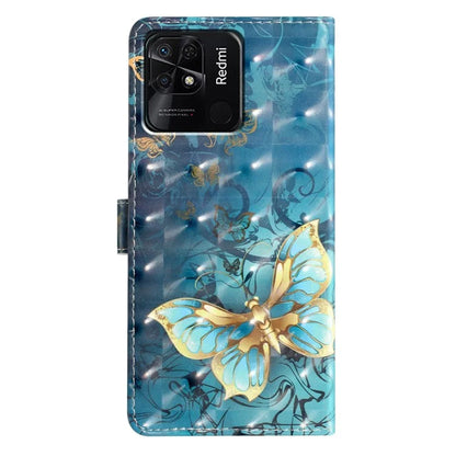 For Xiaomi Redmi 10C 4G Protective Case Pattern Printing PU Leather Wallet Phone Cover