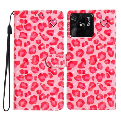 For Xiaomi Redmi 10C 4G Protective Case Pattern Printing PU Leather Wallet Phone Cover