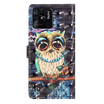 For Xiaomi Redmi 10C 4G Protective Case Pattern Printing PU Leather Wallet Phone Cover