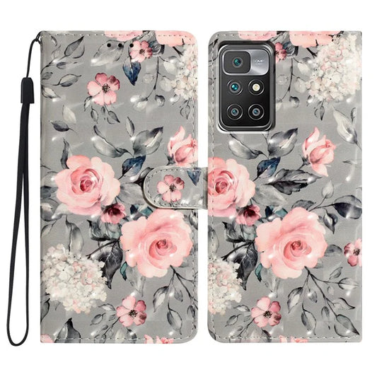 For Xiaomi Redmi Note 11 4G (MediaTek) / Redmi 10 4G / Redmi 10 2022 4G / 10 Prime Case PU Phone Cover