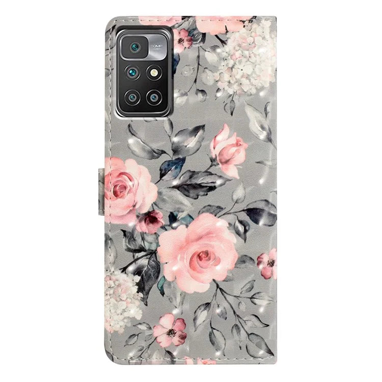 For Xiaomi Redmi Note 11 4G (MediaTek) / Redmi 10 4G / Redmi 10 2022 4G / 10 Prime Case PU Phone Cover