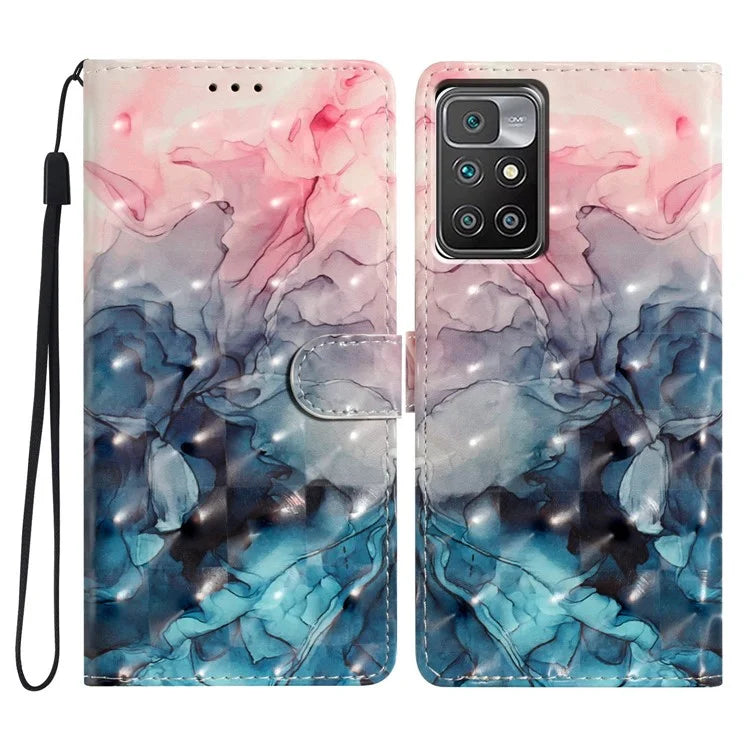 For Xiaomi Redmi Note 11 4G (MediaTek) / Redmi 10 4G / Redmi 10 2022 4G / 10 Prime Case PU Phone Cover