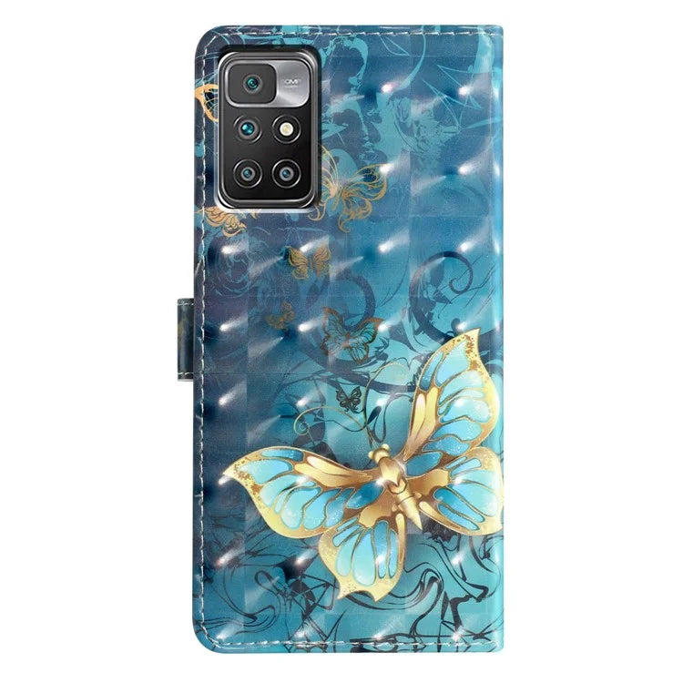 For Xiaomi Redmi Note 11 4G (MediaTek) / Redmi 10 4G / Redmi 10 2022 4G / 10 Prime Case PU Phone Cover