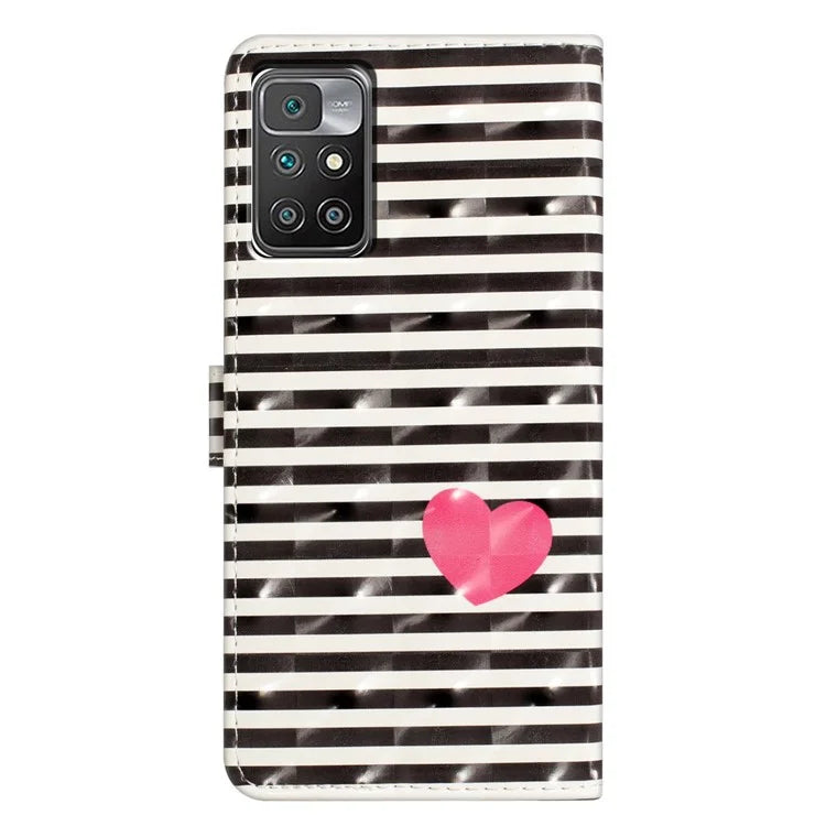 For Xiaomi Redmi Note 11 4G (MediaTek) / Redmi 10 4G / Redmi 10 2022 4G / 10 Prime Case PU Phone Cover