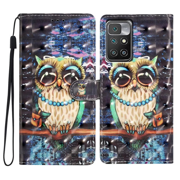 For Xiaomi Redmi Note 11 4G (MediaTek) / Redmi 10 4G / Redmi 10 2022 4G / 10 Prime Case PU Phone Cover