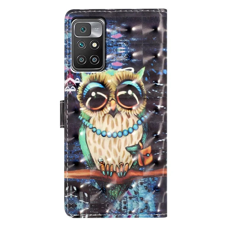 For Xiaomi Redmi Note 11 4G (MediaTek) / Redmi 10 4G / Redmi 10 2022 4G / 10 Prime Case PU Phone Cover