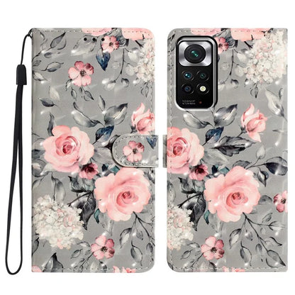 For Xiaomi Redmi Note 11S 4G / Note 11 4G (Qualcomm) Case Wallet PU Leather 3D Pattern Phone Cover