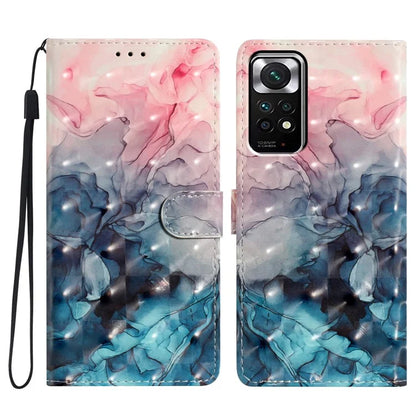 For Xiaomi Redmi Note 11S 4G / Note 11 4G (Qualcomm) Case Wallet PU Leather 3D Pattern Phone Cover