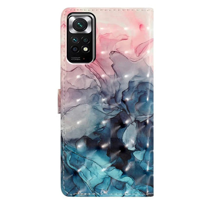 For Xiaomi Redmi Note 11S 4G / Note 11 4G (Qualcomm) Case Wallet PU Leather 3D Pattern Phone Cover