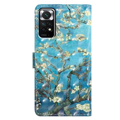 For Xiaomi Redmi Note 11S 4G / Note 11 4G (Qualcomm) Case Wallet PU Leather 3D Pattern Phone Cover