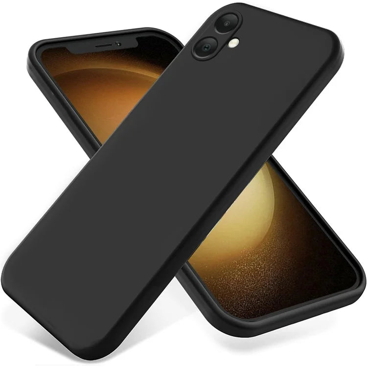 For Samsung Galaxy A05 4G Case Anti-Scratch Phone Cover Liquid Silicone Phone Shell with Strap