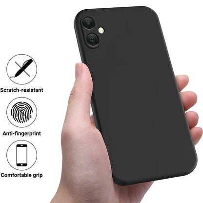 For Samsung Galaxy A05 4G Case Anti-Scratch Phone Cover Liquid Silicone Phone Shell with Strap