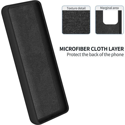 For Samsung Galaxy A05 4G Case Anti-Scratch Phone Cover Liquid Silicone Phone Shell with Strap