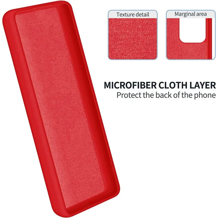For Samsung Galaxy A05 4G Case Anti-Scratch Phone Cover Liquid Silicone Phone Shell with Strap