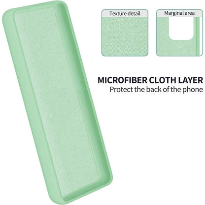 For Samsung Galaxy A05 4G Case Anti-Scratch Phone Cover Liquid Silicone Phone Shell with Strap