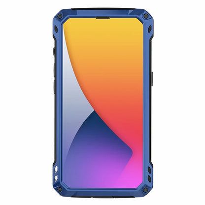 Anti-Drop Kickstand Case for iPhone 14 Case Aluminum Alloy+Silicone Phone Cover