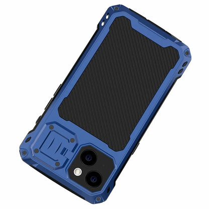 Anti-Drop Kickstand Case for iPhone 14 Case Aluminum Alloy+Silicone Phone Cover