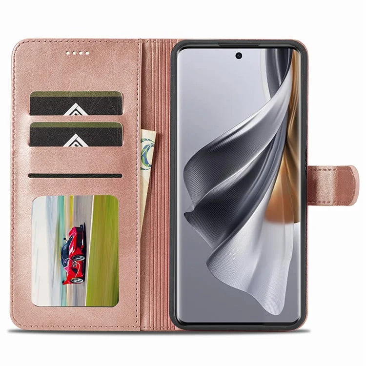 LC.IMEEKE For Oppo Reno10 Pro 5G (Global) / Reno10 5G (Global) Case PU Leather Stand Phone Wallet Cover