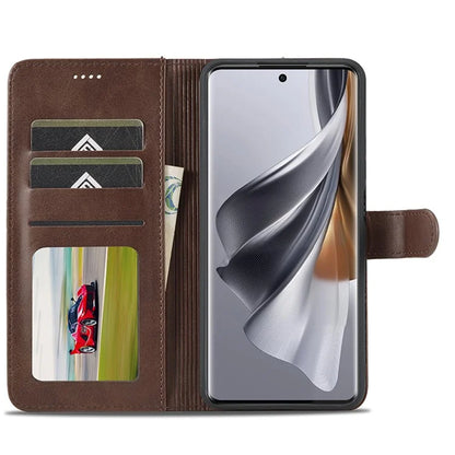 LC.IMEEKE For Oppo Reno10 Pro 5G (Global) / Reno10 5G (Global) Case PU Leather Stand Phone Wallet Cover