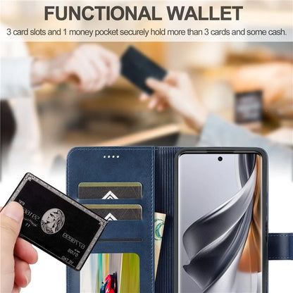 LC.IMEEKE For Oppo Reno10 Pro 5G (Global) / Reno10 5G (Global) Case PU Leather Stand Phone Wallet Cover