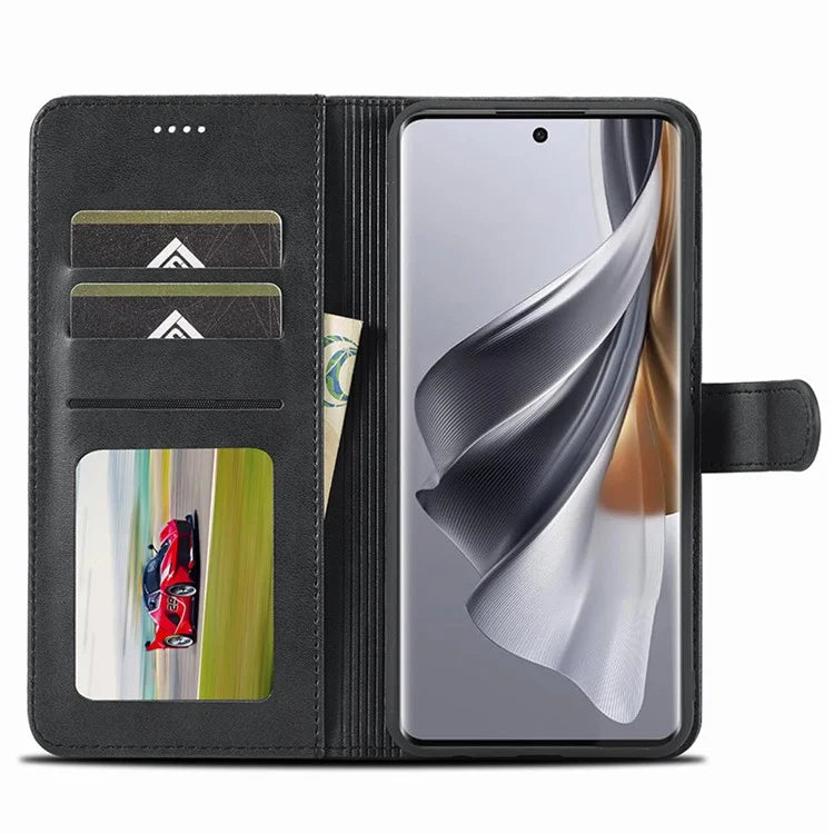 LC.IMEEKE For Oppo Reno10 Pro 5G (Global) / Reno10 5G (Global) Case PU Leather Stand Phone Wallet Cover