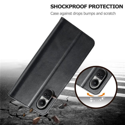 LC.IMEEKE For Oppo Reno10 Pro 5G (Global) / Reno10 5G (Global) Case PU Leather Stand Phone Wallet Cover