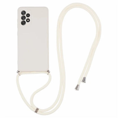 For Samsung Galaxy A52 4G / 5G / A52s 5G Case Precise Cutout TPU Cover with Long Lanyard