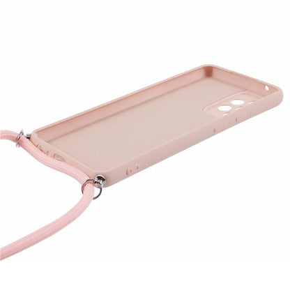 For Samsung Galaxy A52 4G / 5G / A52s 5G Case Precise Cutout TPU Cover with Long Lanyard
