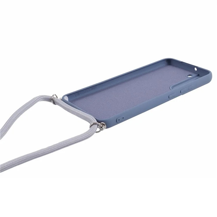 For Samsung Galaxy S21+ 5G Case TPU Cell Phone Cover with Long Lanyard