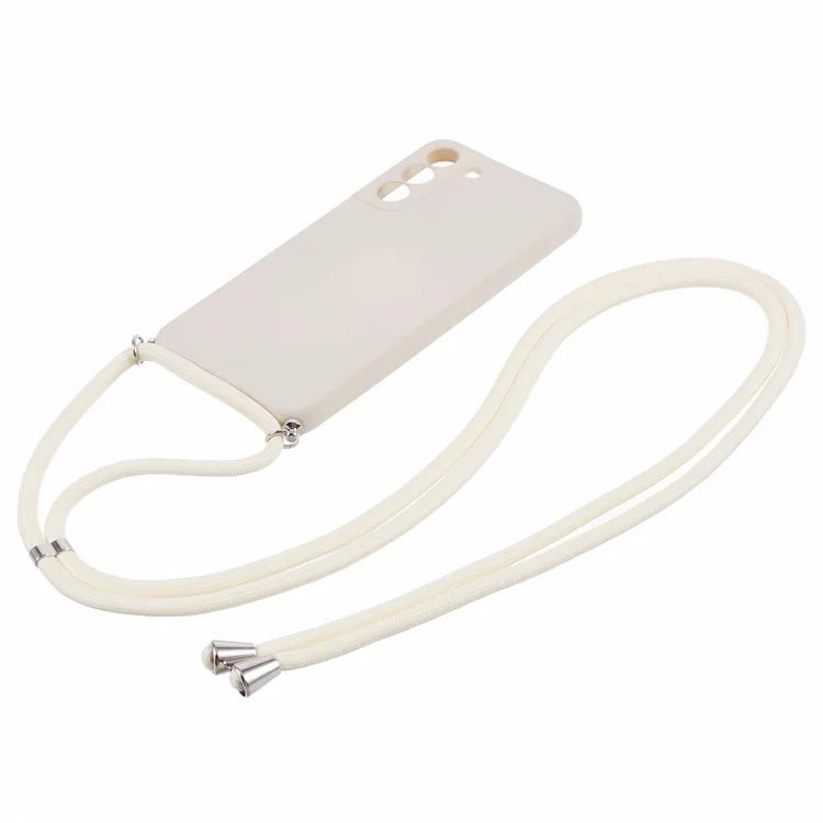 For Samsung Galaxy S21+ 5G Case TPU Cell Phone Cover with Long Lanyard