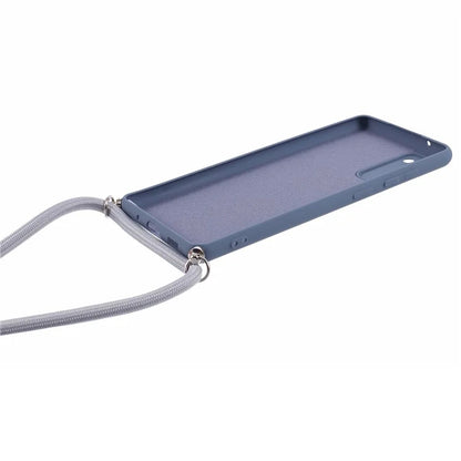For Samsung Galaxy S20 FE / FE 5G / S20 Lite / S20 FE 2022 Case Rubberized TPU Cover with Long Lanyard