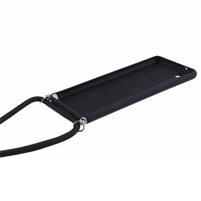 For Samsung Galaxy S20 FE / FE 5G / S20 Lite / S20 FE 2022 Case Rubberized TPU Cover with Long Lanyard