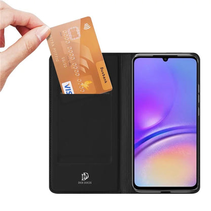 DUX DUCIS Skin Pro Series For Samsung Galaxy A05 4G Case PU Leather Phone Cover with Card Slot