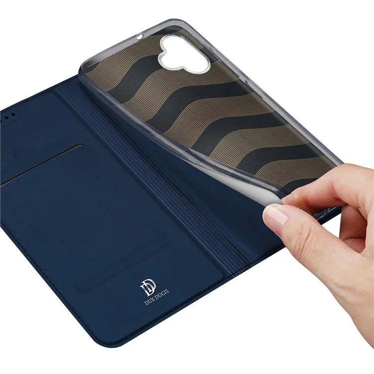 DUX DUCIS Skin Pro Series For Samsung Galaxy A05 4G Case PU Leather Phone Cover with Card Slot