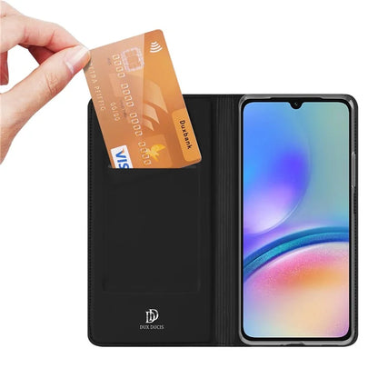 DUX DUCIS Skin Pro Series For Samsung Galaxy A05s 4G Case Single Card Slot Phone Leather Shell