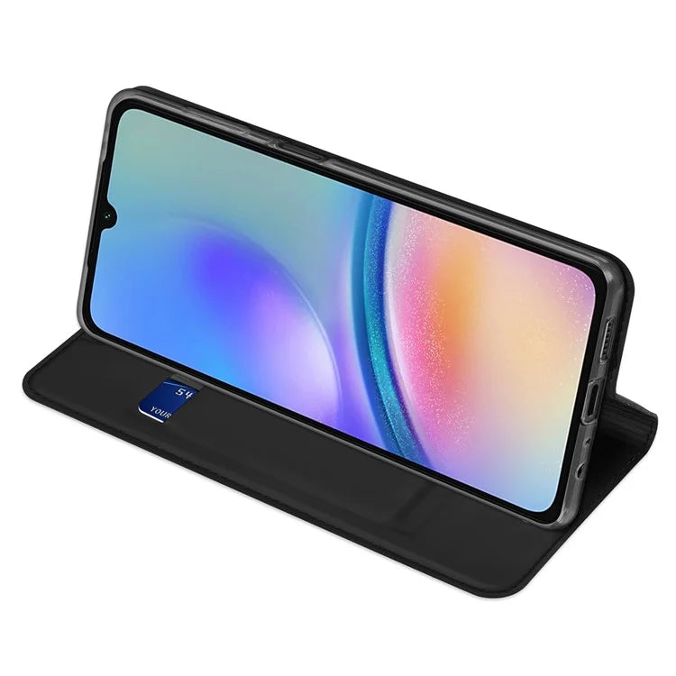 DUX DUCIS Skin Pro Series For Samsung Galaxy A05s 4G Case Single Card Slot Phone Leather Shell