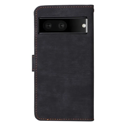 For Google Pixel 7 5G Case PU Leather RFID Blocking Wallet Cover with Strap