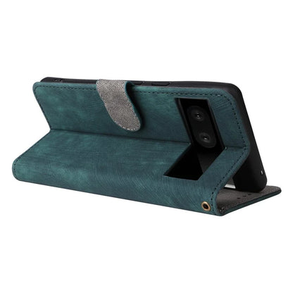 For Google Pixel 7 5G Case PU Leather RFID Blocking Wallet Cover with Strap