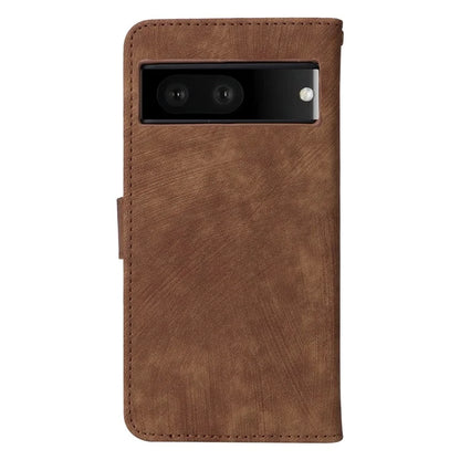 For Google Pixel 7 5G Case PU Leather RFID Blocking Wallet Cover with Strap