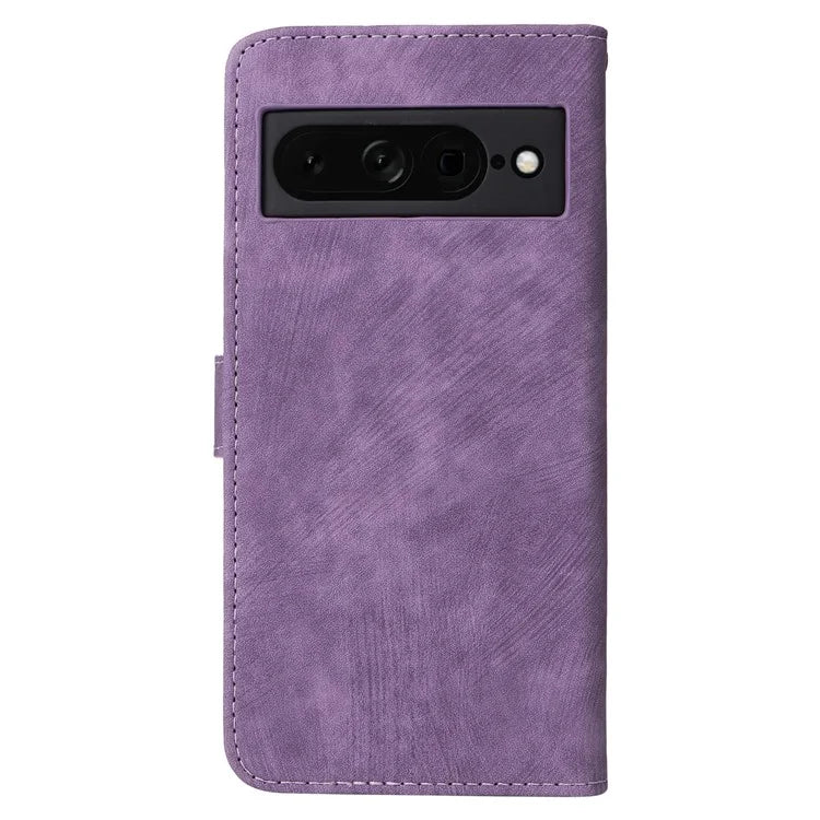 For Google Pixel 7 Pro 5G Case RFID Blocking Phone Leather Cover with Strap