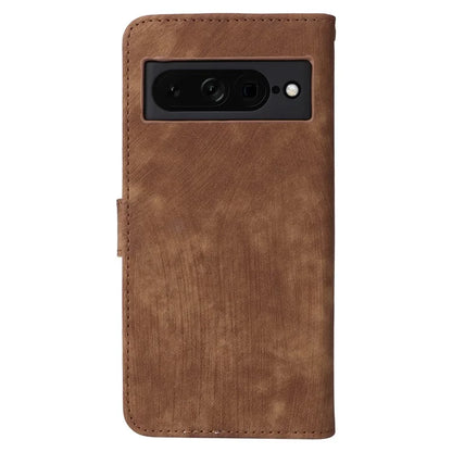 For Google Pixel 7 Pro 5G Case RFID Blocking Phone Leather Cover with Strap