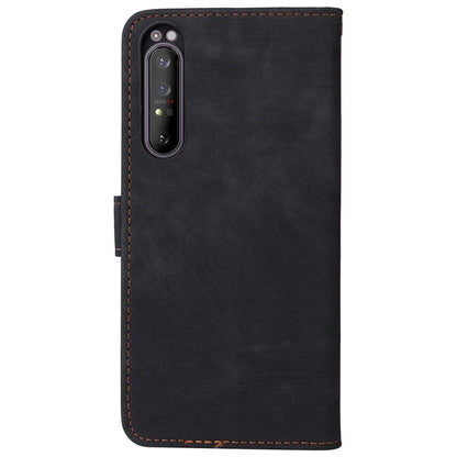 For Sony Xperia 1 II Case RFID Blocking Wallet Phone Stand Cover with Strap