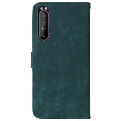 For Sony Xperia 1 II Case RFID Blocking Wallet Phone Stand Cover with Strap
