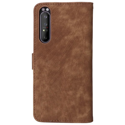 For Sony Xperia 1 II Case RFID Blocking Wallet Phone Stand Cover with Strap