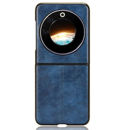 For Transsion Tecno Phantom V Flip Case Cowhide Texture PU Leather+PC Phone Cover